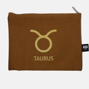 Brown Canvas Makeup Bag Taurus
